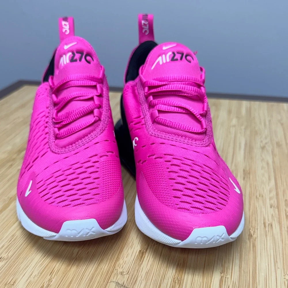 Nike Bright Pink and Black Air Max 270 Sneaker - Picture 5 of 5